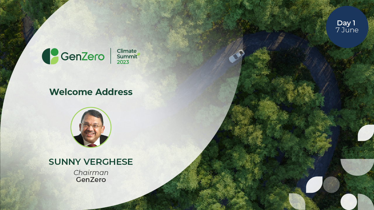 Day 1 - Welcome Address by Sunny Verghese