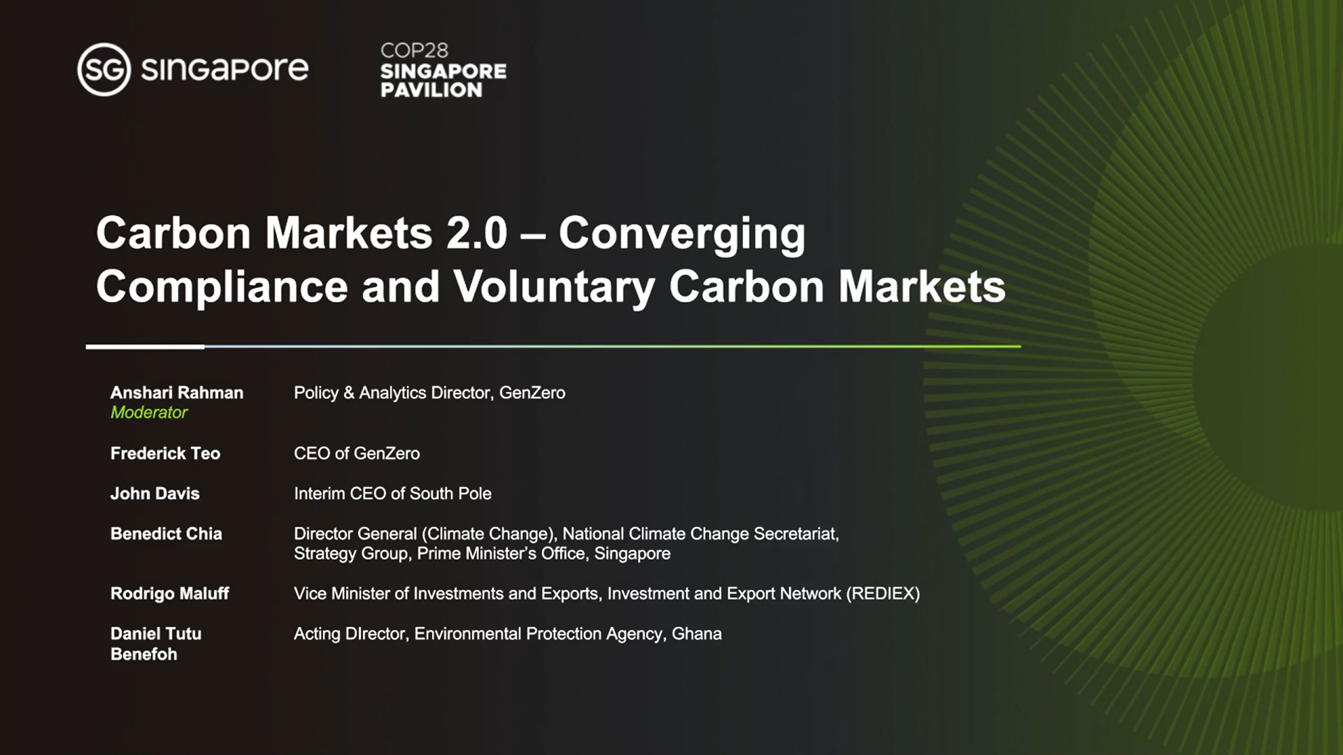 Carbon Markets 2.0 - Converging Compliance and Voluntary Carbon Markets