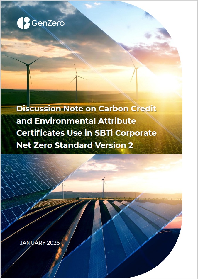cover-page Carbon Credit and Environmental Attribute Certificates Use in SBTi Corportate Net Zero Version 2