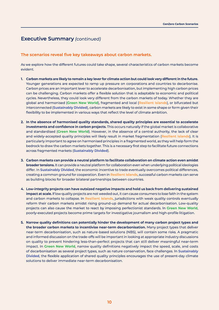 Carbon Scenarios Report_Executive Summary Carbon Scenarios Report_Executive Summary
