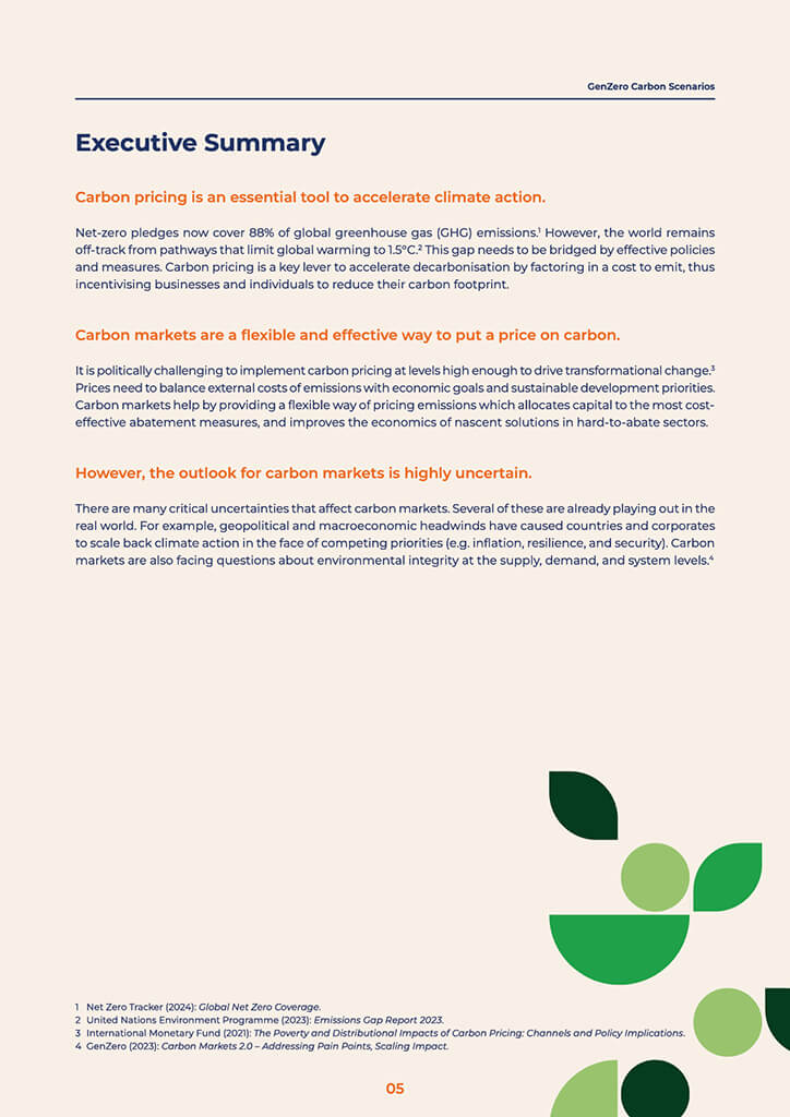 Carbon Scenarios Report_Executive Summary Carbon Scenarios Report_Executive Summary