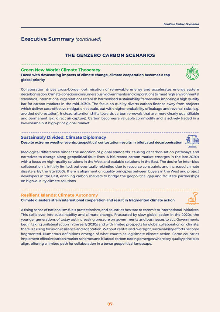 Carbon Scenarios Report_Executive Summary Carbon Scenarios Report_Executive Summary