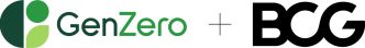 GenZero and BCG logo GenZero and BCG logo